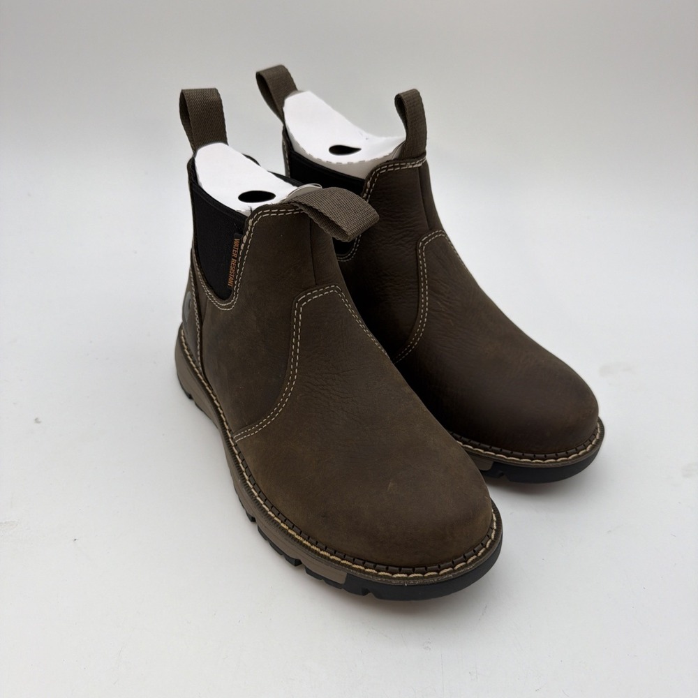dark brown Carhartt Women's Millbrook Water Resistant Romeo Wedge Boots